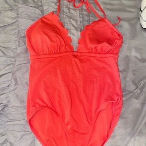 Coral pink Bathing suit